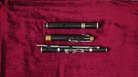 Flute from "Euler Frankfurt" after repair Flute from "Euler Frankfurt" after repair